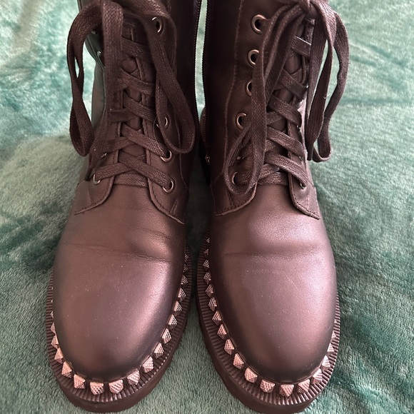 Vince Camuto Studded Combat Boots - Picture 5 of 5